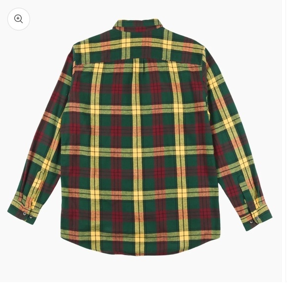 L.L. Bean Scotch Plaid Flannel Shirt 228061 Men's XL Slightly Fitted Brand New - Picture 2 of 7